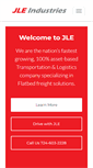 Mobile Screenshot of jleindustries.com